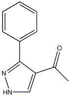4-Acetyl-3-phenyl-1H-pyrazole Structure