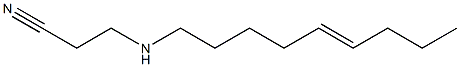 N-(2-Cyanoethyl)-5-nonenylamine 구조식 이미지