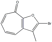 2-Bromo-3-methyl-8H-cyclohepta[b]furan-8-one 구조식 이미지