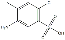 3-Amino-6-chloro-4-methylbenzenesulfonic acid 구조식 이미지