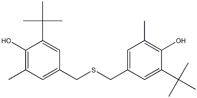 4,4'-Thiobis(methylene)bis(2-tert-butyl-6-methylphenol) Structure