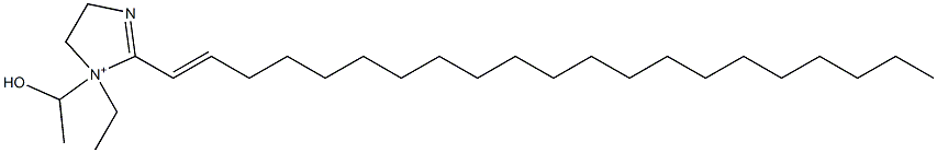 1-Ethyl-2-(1-henicosenyl)-1-(1-hydroxyethyl)-2-imidazoline-1-ium Structure