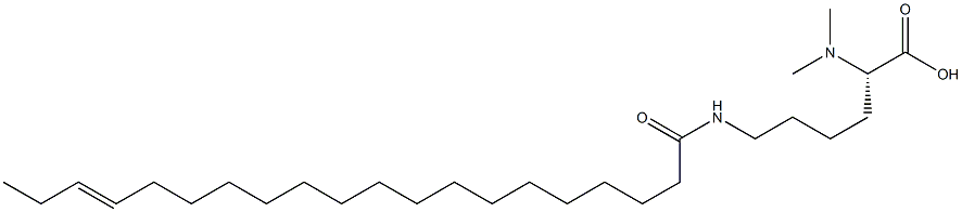 N6-(17-Icosenoyl)-N2,N2-dimethyllysine Structure