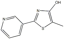 5-Methyl-2-(3-pyridinyl)thiazol-4-ol Structure