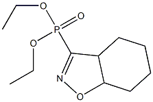 [(3a,4,5,6,7,7a-Hexahydro-1,2-benzisoxazol)-3-yl]phosphonic acid diethyl ester 구조식 이미지