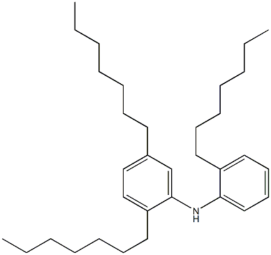 2,2',5'-Triheptyl[iminobisbenzene] 구조식 이미지