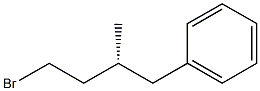 (-)-[(R)-4-Bromo-2-methylbutyl]benzene 구조식 이미지