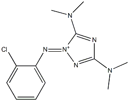 2-[(2-Chlorophenyl)imino]-3,5-bis(dimethylamino)-2H-1,2,4-triazol-2-ium Structure