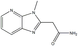 3-Methyl-3H-imidazo[4,5-b]pyridine-2-acetamide Structure