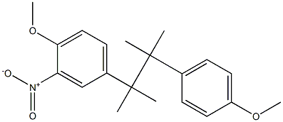 2,3-Dimethyl-2-(4-methoxyphenyl)-3-(4-methoxy-3-nitrophenyl)butane Structure