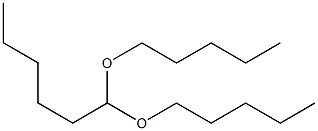 Hexanal dipentyl acetal Structure