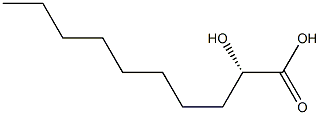 (2S)-2-Hydroxydecanoic acid 구조식 이미지