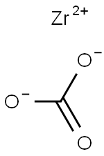 Carbonic acid zirconium(II) salt 구조식 이미지