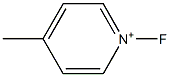 1-Fluoro-4-methylpyridinium 구조식 이미지