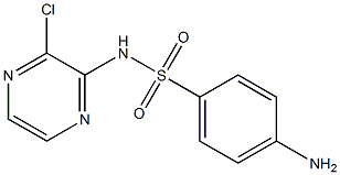 4-Amino-N-(3-chloropyrazin-2-yl)benzenesulfonamide 구조식 이미지