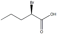 (R)-2-Bromovaleric acid 구조식 이미지