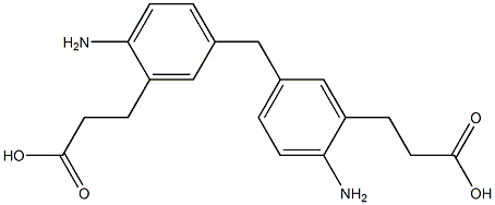 5,5'-Methylenebis(2-aminobenzenepropionic acid) Structure