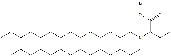 2-(Ditetradecylamino)butyric acid lithium salt 구조식 이미지