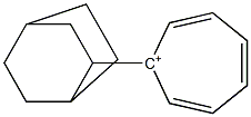 (Bicyclo[2.2.2]octan-7-yl)tropylium 구조식 이미지