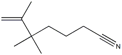 5,5,6-Trimethyl-6-heptenenitrile 구조식 이미지