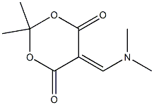 2,2-Dimethyl-5-(dimethylaminomethylene)-1,3-dioxane-4,6-dione Structure