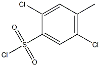 2,5-Dichloro-4-methylbenzenesulfonyl chloride Structure