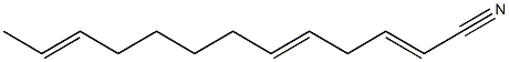 2,5,11-Tridecatrienenitrile Structure