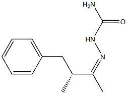 (3R)-3-Benzyl-2-butanone semicarbazone Structure