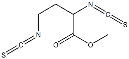 2,4-Bis(isothiocyanato)butyric acid methyl ester 구조식 이미지
