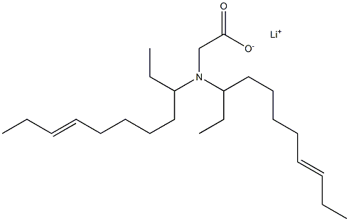 N,N-Di(8-undecen-3-yl)glycine lithium salt Structure