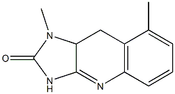 1,8-Dimethyl-9,9a-dihydro-1H-imidazo[4,5-b]quinolin-2(3H)-one 구조식 이미지