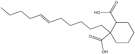 Cyclohexane-1,2-dicarboxylic acid hydrogen 1-(6-undecenyl) ester Structure