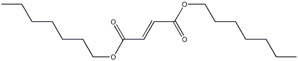 Fumaric acid diheptyl ester Structure