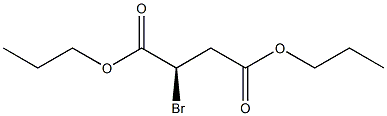 [R,(+)]-Bromosuccinic acid dipropyl ester 구조식 이미지