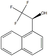 (S)-2,2,2-Trifluoro-1-(1-naphtyl)ethanol 구조식 이미지