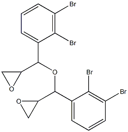 2,3-Dibromophenylglycidyl ether Structure