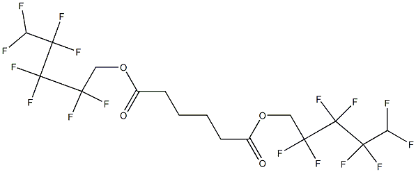 Adipic acid bis(2,2,3,3,4,4,5,5-octafluoropentyl) ester 구조식 이미지