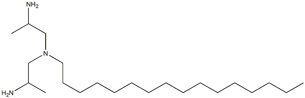 N,N-Bis(2-aminopropyl)hexadecan-1-amine 구조식 이미지