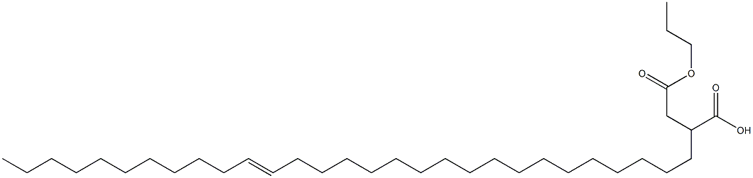 2-(18-Nonacosenyl)succinic acid 1-hydrogen 4-propyl ester 구조식 이미지