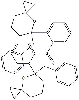 (2-Benzyl-1-oxaspiro[5.2]octan-2-yl)phenyl sulfoxide 구조식 이미지