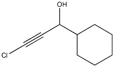 3-Chloro-1-cyclohexyl-2-propyn-1-ol 구조식 이미지