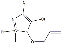 2-Bromo-4,5-dichloro 1-(2-propenyloxy)methyl-1H-imidazole Structure