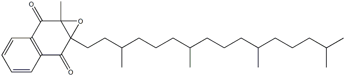 1a,7a-Dihydro-1a-methyl-7a-phytylnaphth[2,3-b]oxirene-2,7-dione 구조식 이미지