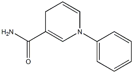 1-Phenyl-1,4-dihydropyridine-3-carboxamide 구조식 이미지