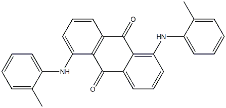 1,5-Bis(o-toluidino)anthraquinone Structure