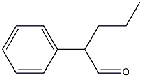 2-Phenylvaleraldehyde 구조식 이미지