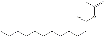 [S,(+)]-2-Tridecanol acetate 구조식 이미지