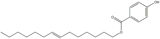 4-Hydroxybenzoic acid 7-tetradecenyl ester Structure