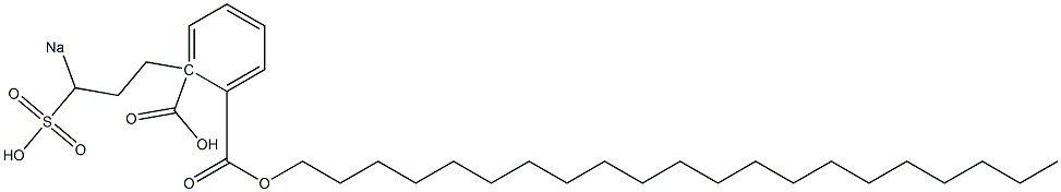 Phthalic acid 1-henicosyl 2-(3-sodiosulfopropyl) ester Structure