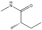 [S,(+)]-N,2-Dimethylbutyramide Structure